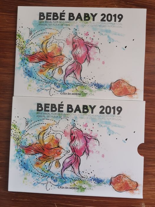 Moedas em carteira bebé BNC 2019
