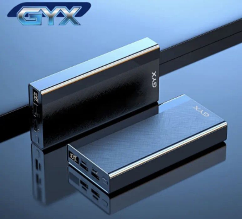 Повербанк GYX 20000 mAh з швидкою зарядкою 22.5W та LED дисплеєм!