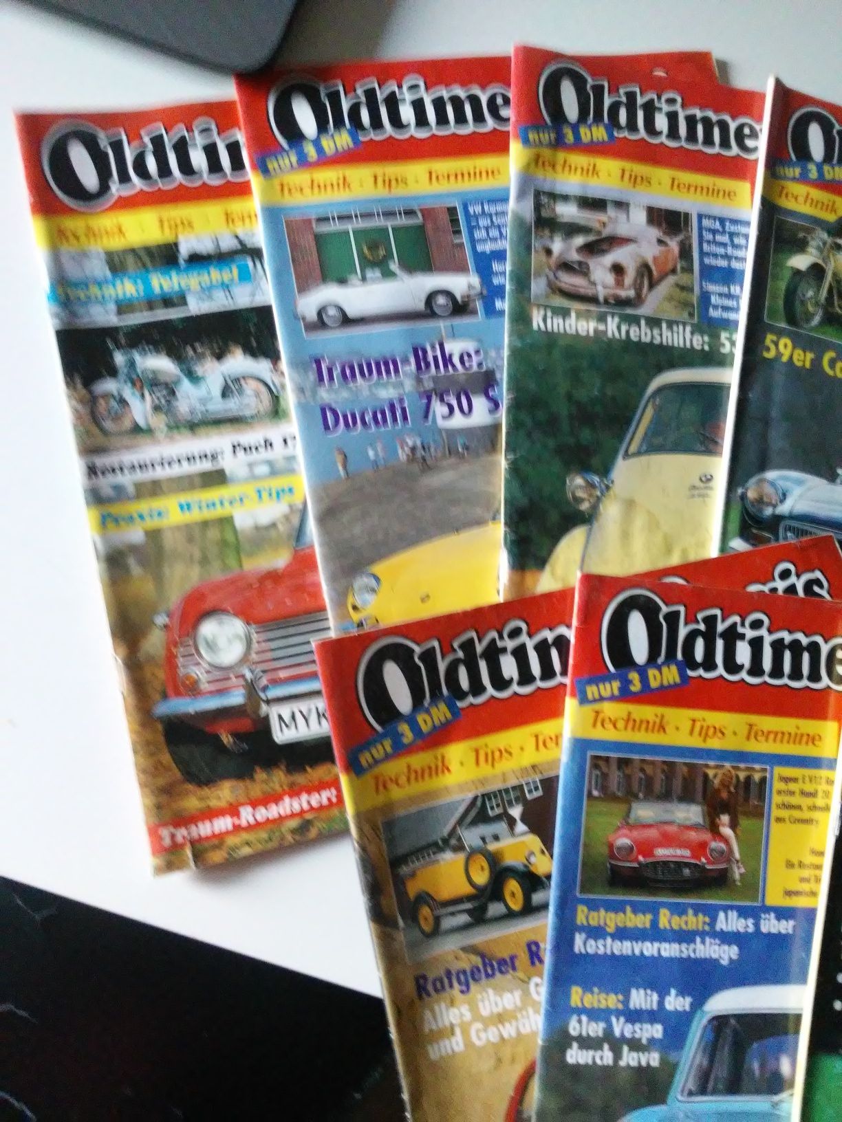 Gazety samochodowe Oldtimer Praxis 13szt.