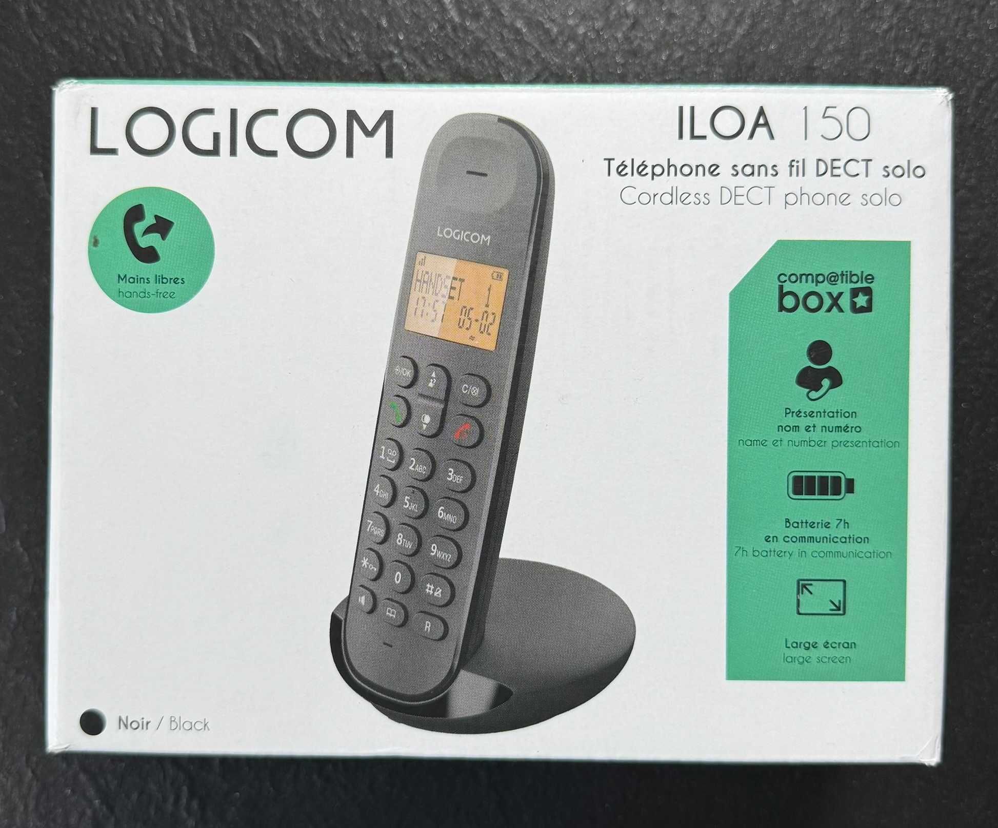 Telefon stacjonarny bezprzewodowy Logicom ILOA 150