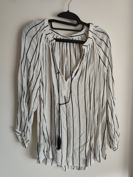 Blusa elegante riscas S H&M
