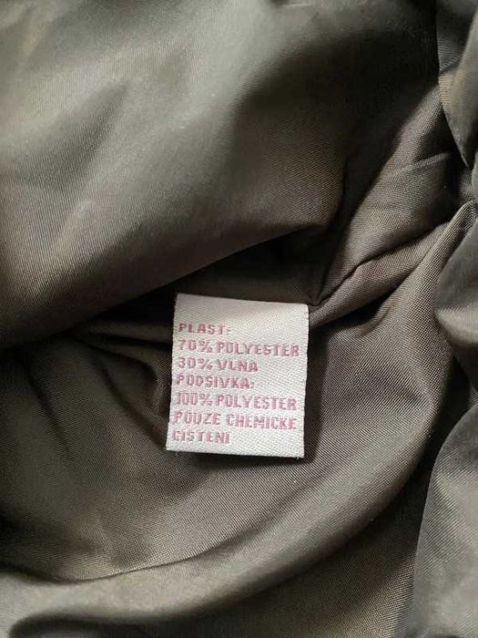 Beżowo-brązowy krótki płaszcz Private Member L/XL 40/42