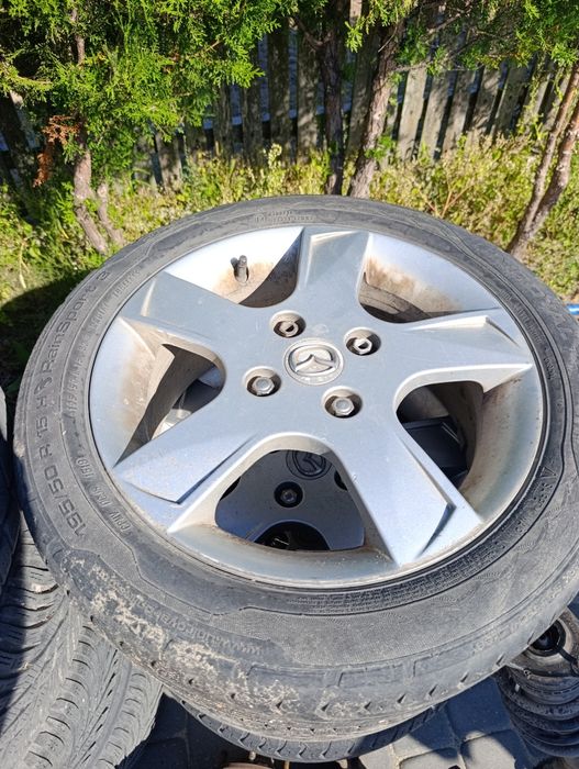 Alufelgi Mazda 2 4x108 15 nakrętki