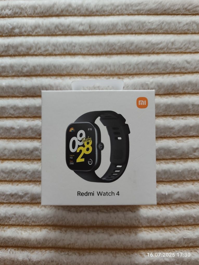 Nowy smartwatch " Redmi Watch 4 czarny  " amoled, GPS, super bate