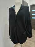 Granatowy męski sweterek firmy Brax 100% wełna merino rozm 2XL/3XL.