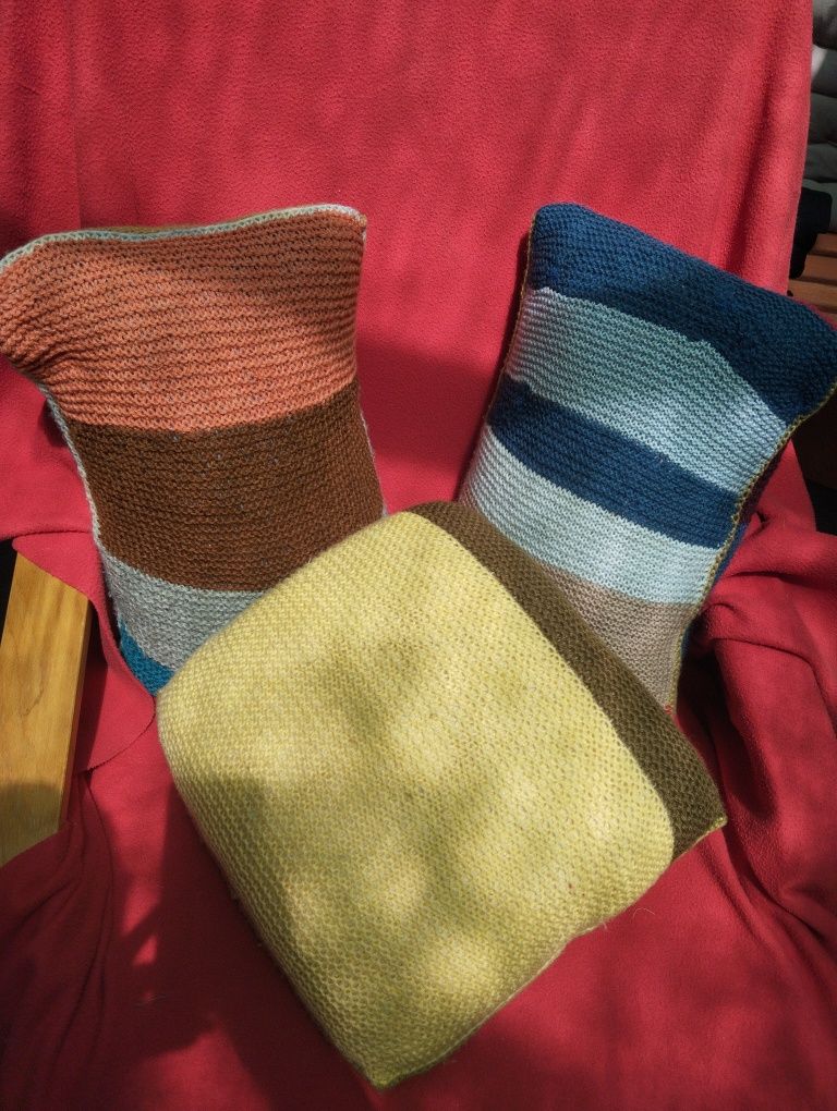 Almofadas de tricot feitas à mão - 3