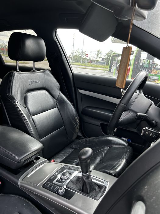 Fotele audi a6 c6 sline skora pogrzewane