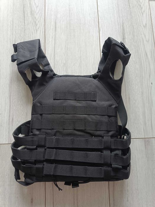 Kamizelka taktyczna koloru czarnego. Dla policjanta , ochrony. Moll