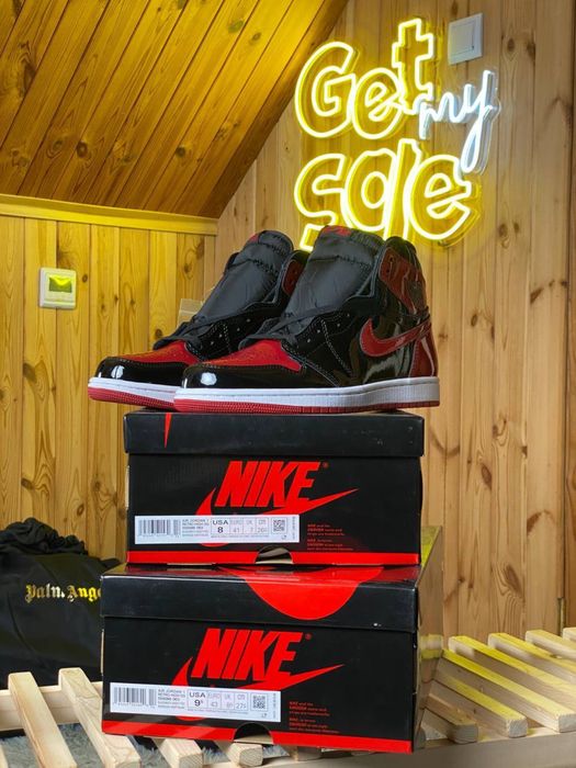 (43) | Кросівки Jordan 1 Retro High OG Patent Bred.