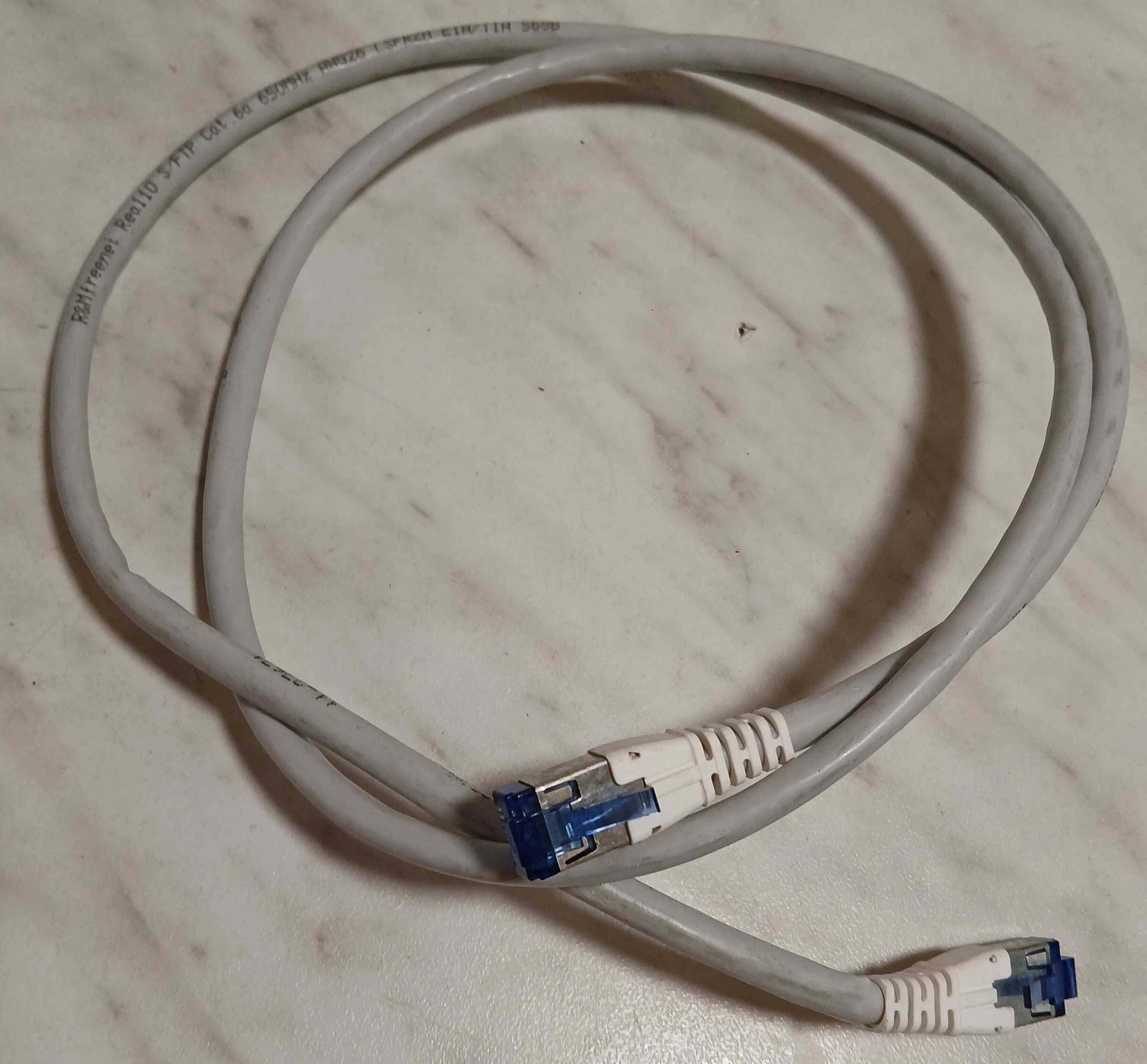 Kabel LAN sieciowy patchcord skrętka UTP 0,5 m