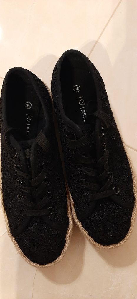 Półbuty espadryle 36