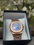 Seiko Mod - Nautilus Blue Open Heart