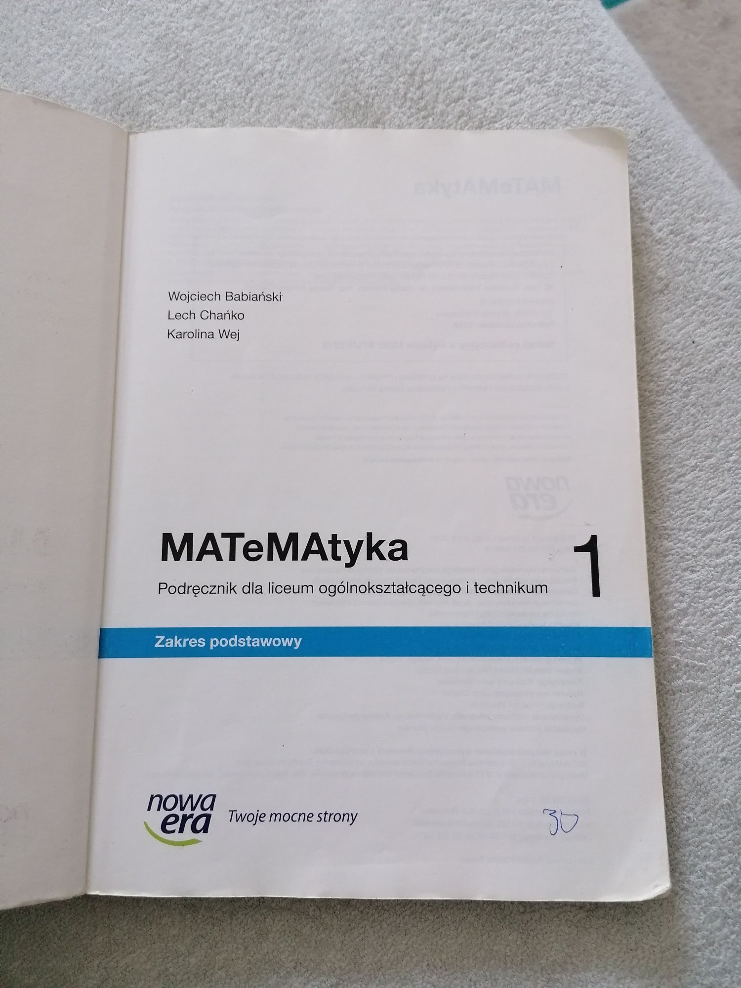 Matematyka klasa 1 liceum i technikum