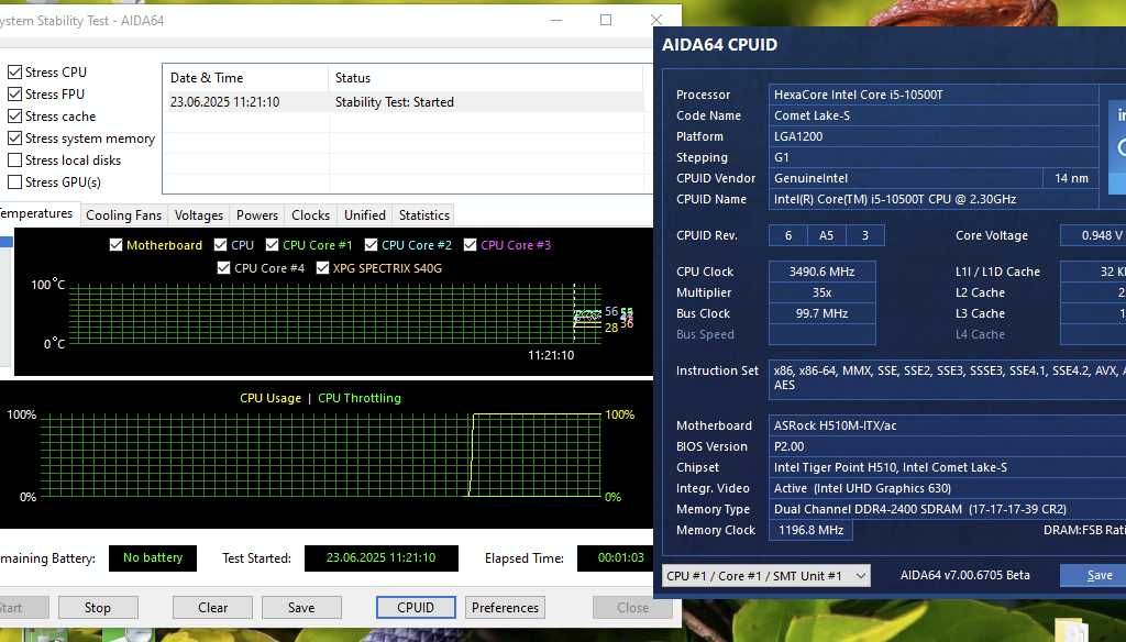 mini-ITX сет Intel Core i5-10500T з графікою + ASRock Wi-Fi. Trade-in