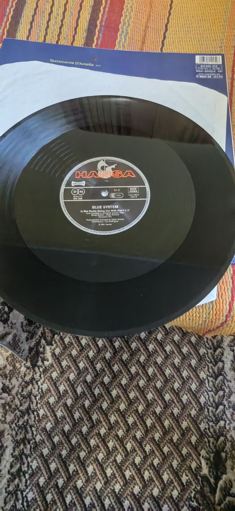 Blue System - Testamente D'Amelia, 12"Maxi singiel winylowy
