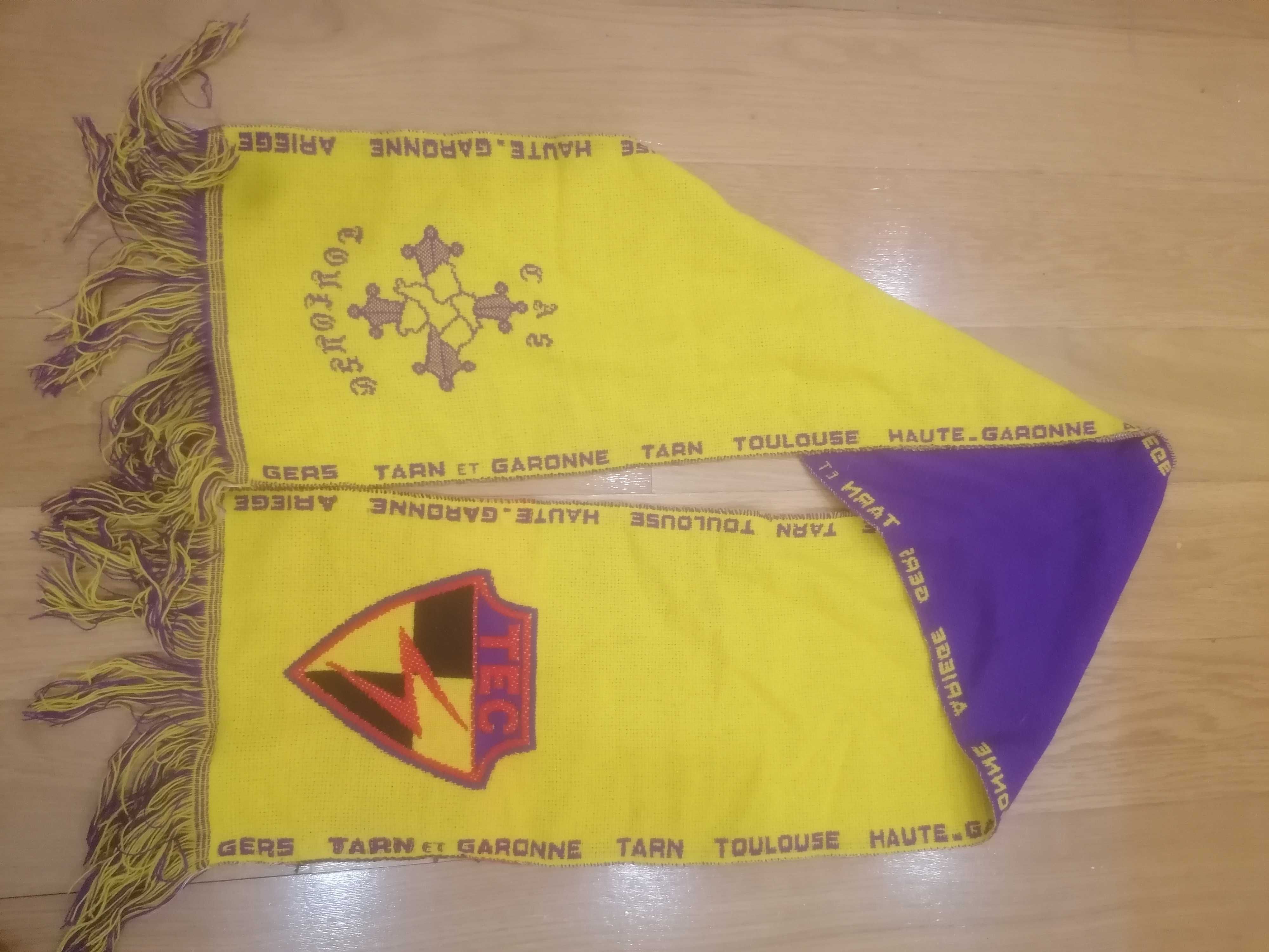 Cachecol Toulouse Électrons Club (TEC) clube de Rugby Frances A207