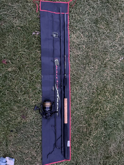 Wedka preston bait up 3,6 m + kołowrotek DAM