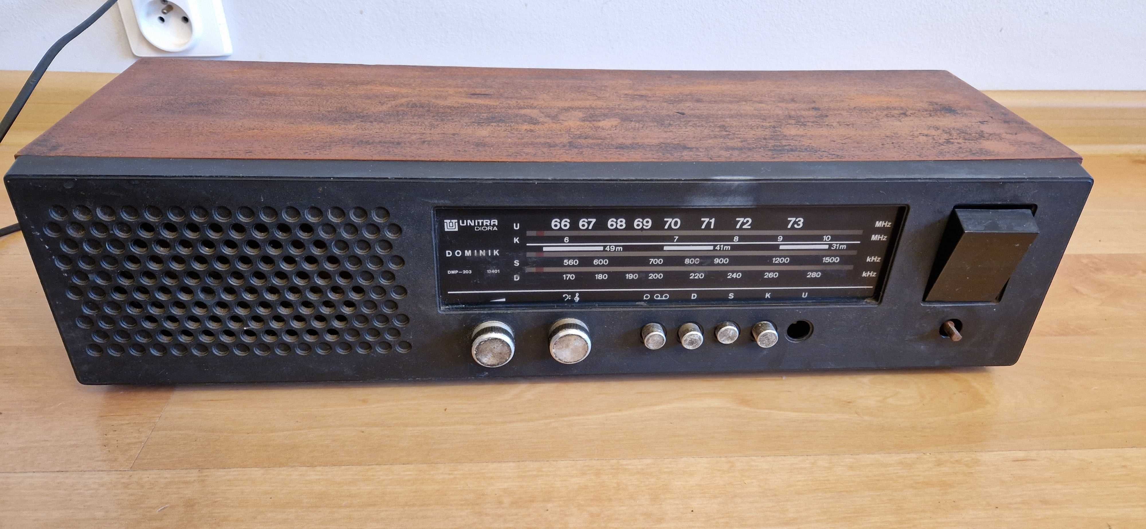 Stare Radio Unitra Diora Dominik nie działa DMP-203