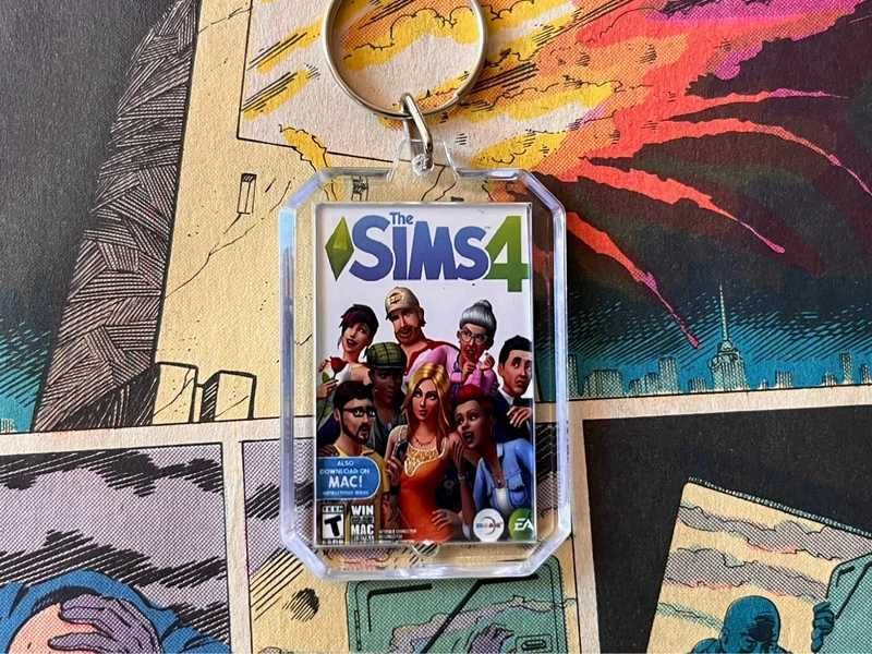 Brelok The Sims 4 - mini okładka gry PC