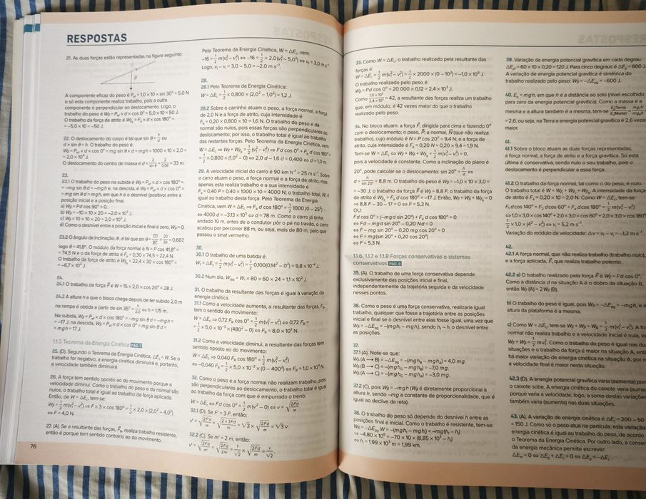 Caderno de exercícios e problemas de Física 10°ano