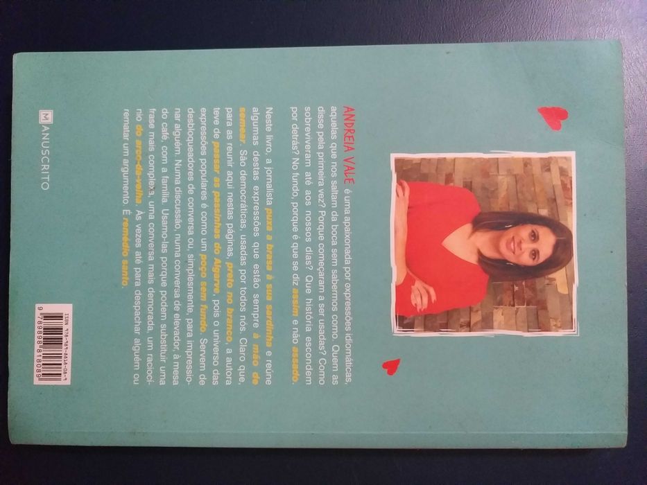 Livro "Puxar a Brasa à Nossa Sardinha" de Andreia Vale em bom estado