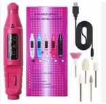 FREZARKA DO PAZNOKCI do manicure pedicure + zestaw frezów frezy kabel