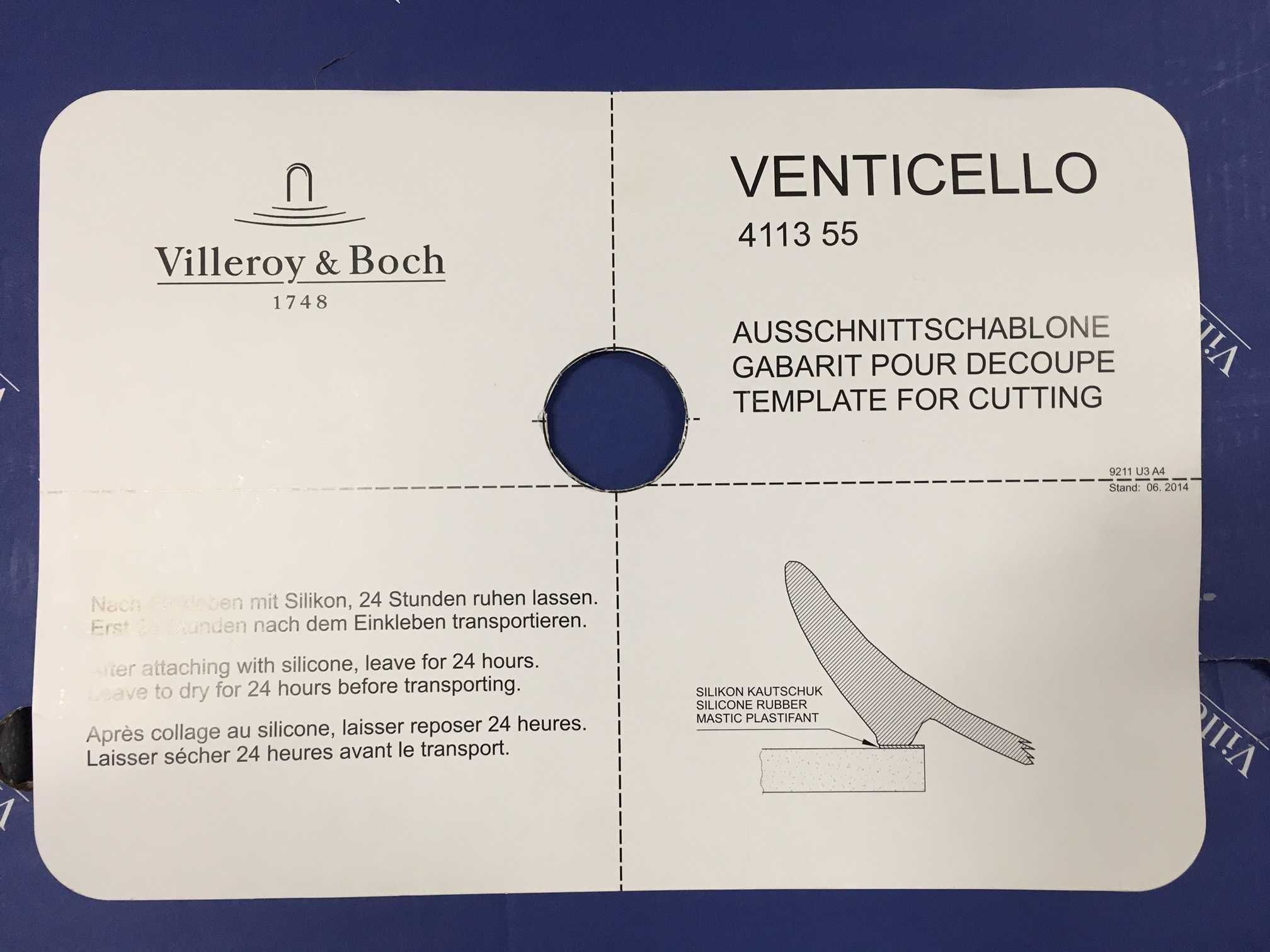 Umywalka Venticello Villeroy & Boch 411355. KRK