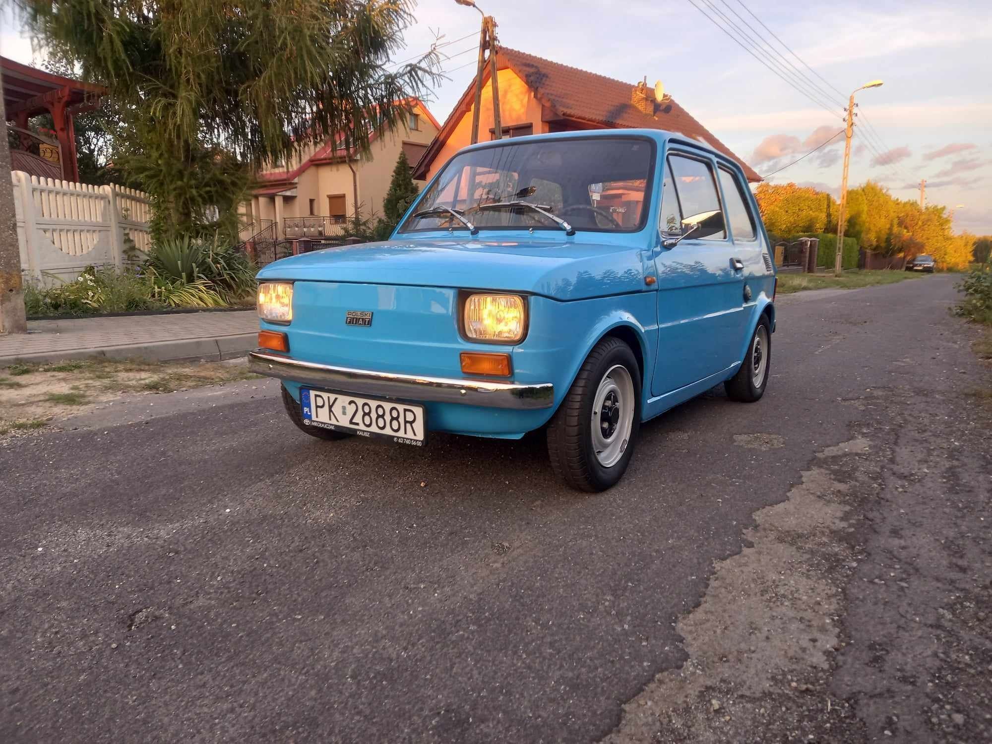 Smerfowy Fiat 126p