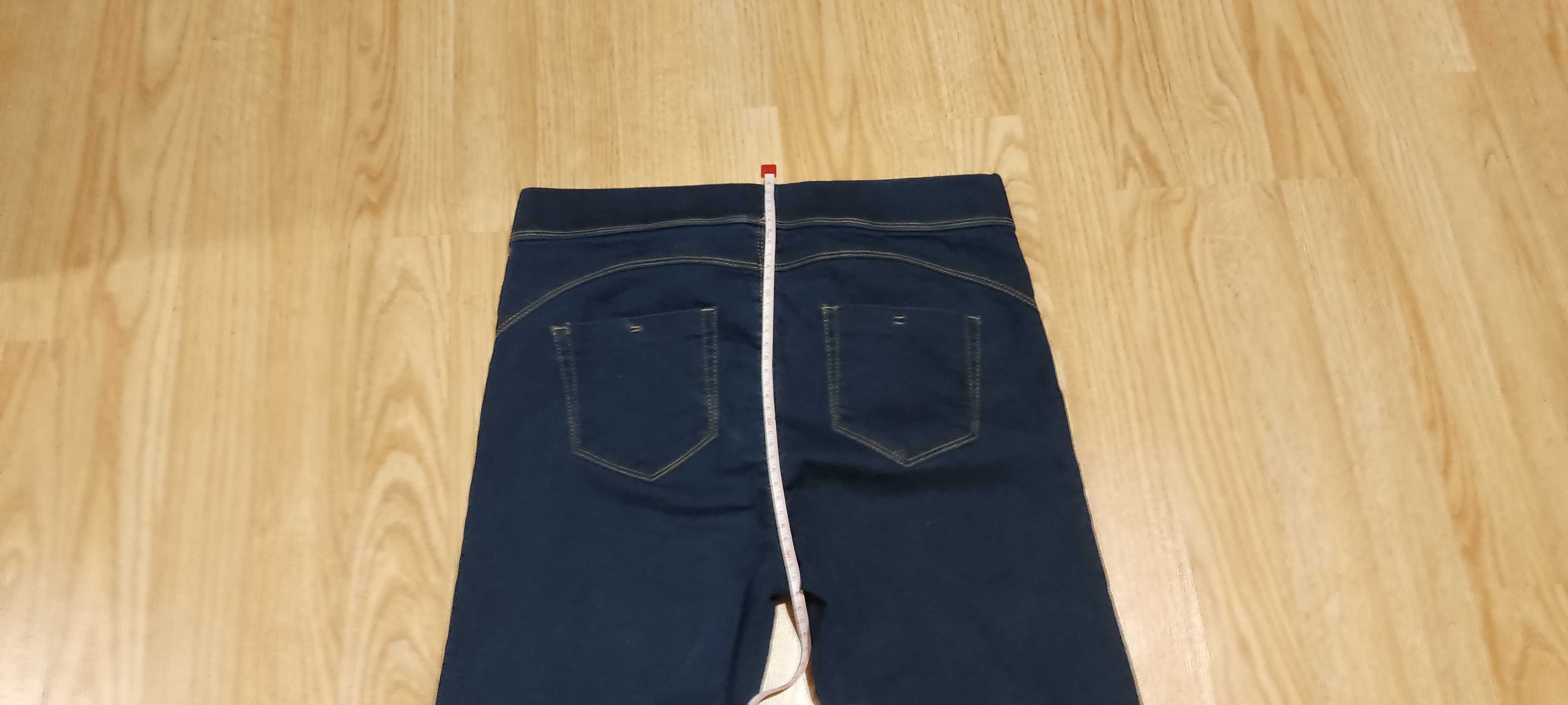Легінси жіночі (джеггінси, тоненькі джинси) стрейч темно сині