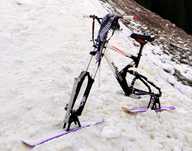 skibike Wheeler Hornet RockShox Domain RC snowbike FR DH