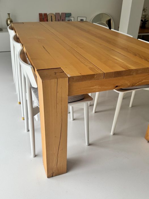 Mesa madeira maçiça mais 6 cadeiras