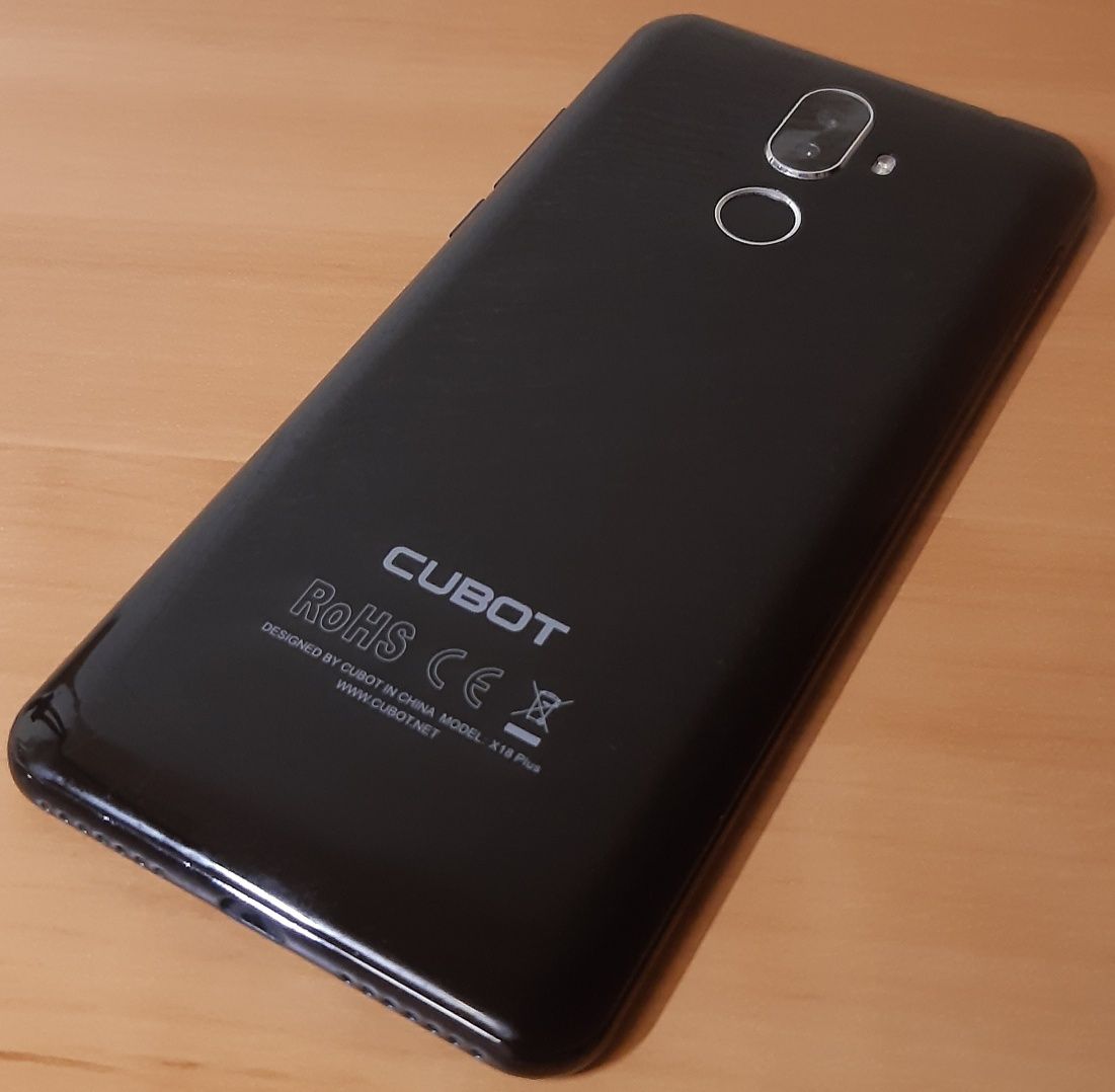 Смарфон Cubot X18 Plus, 4/64 Gb, камера 20/13 Мп, 4000 mAh, Android