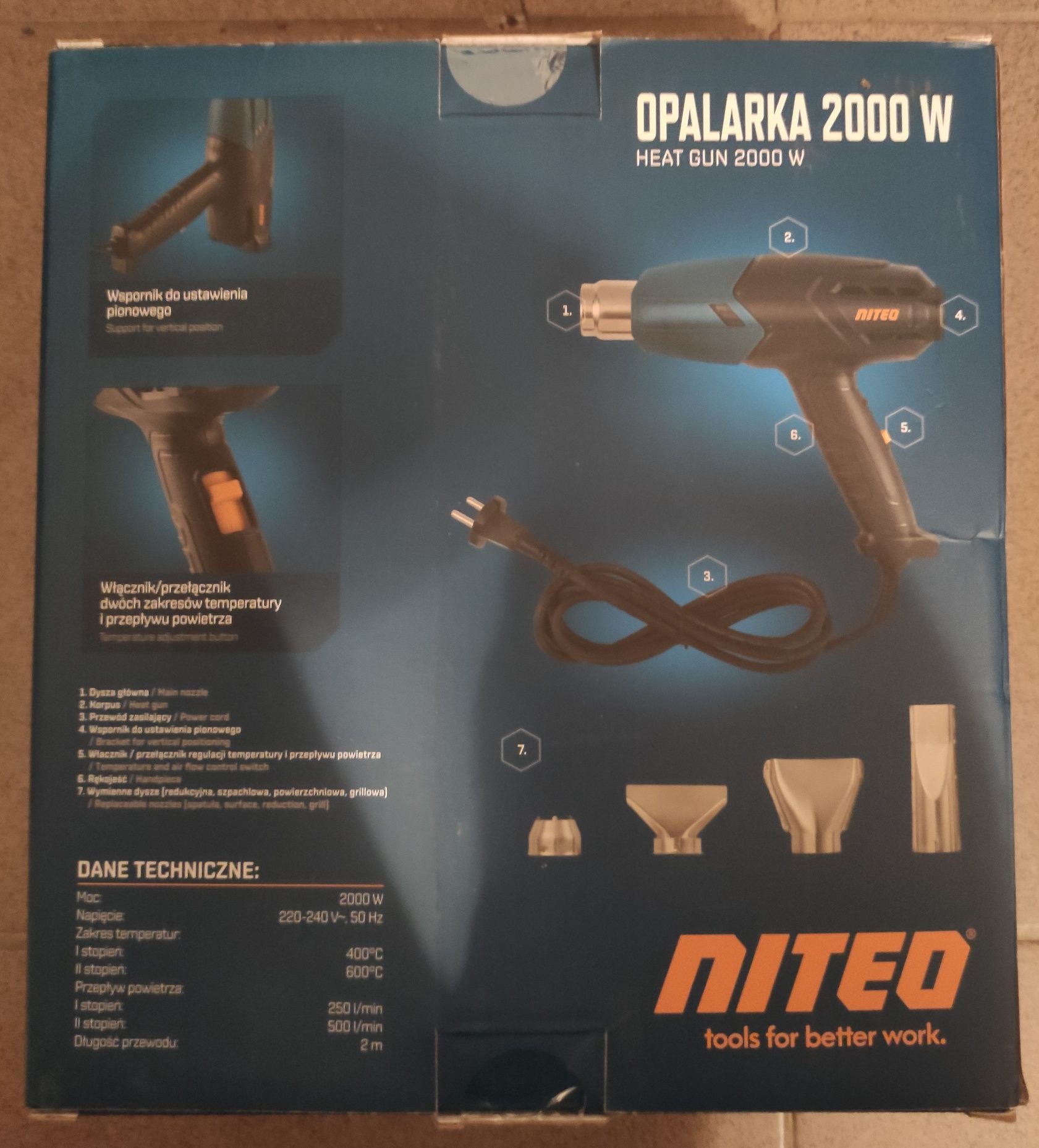 NOWA Opalarka NITEO 2000 W - przesyłka OLX