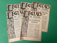 Lote de 6 Revias Legião em Marcha Legião Portuguesa Anos 50