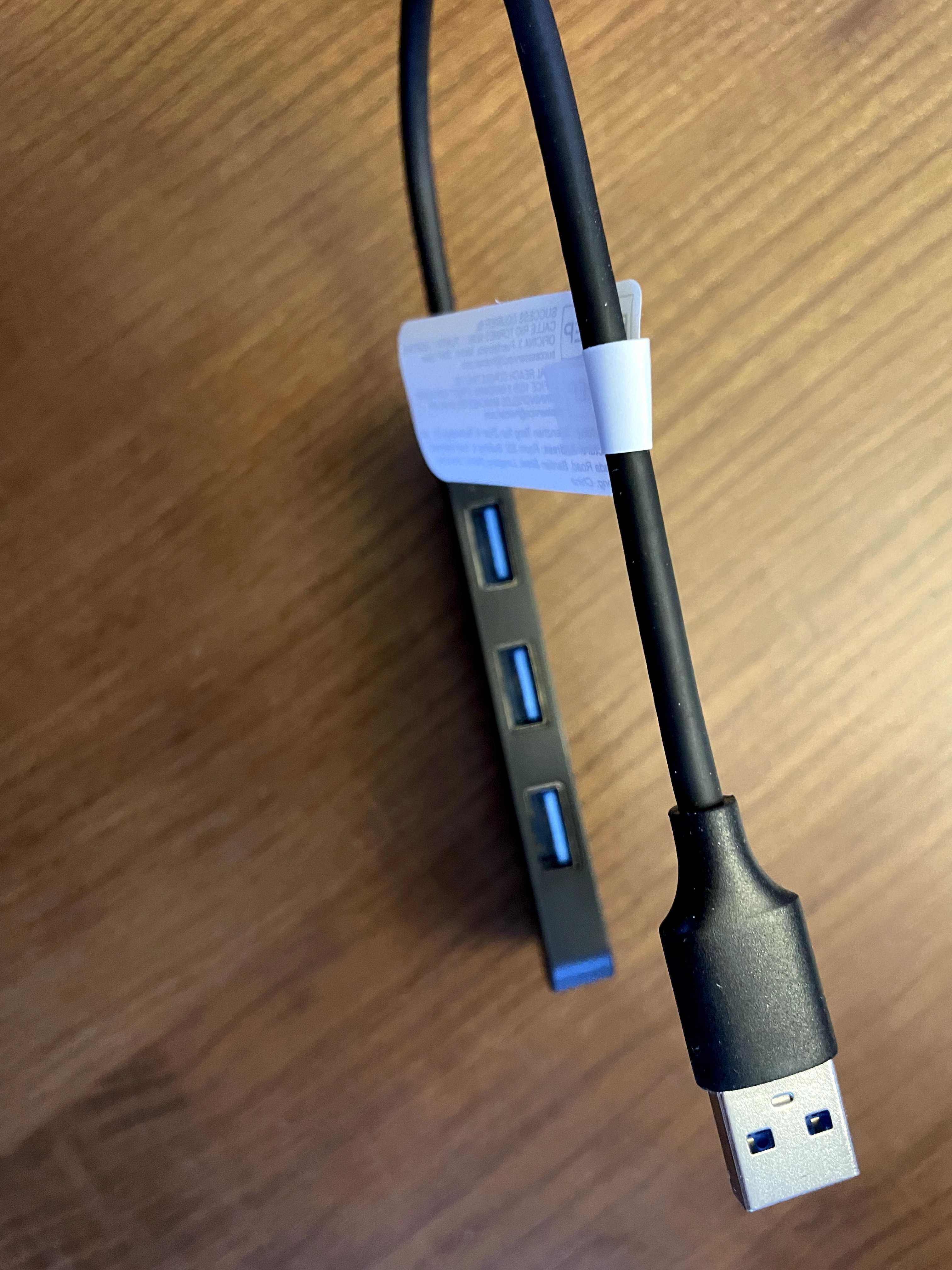 Hub USB 3.0, Beikell Hub USB 4 Porty Ultra Thin High Speed