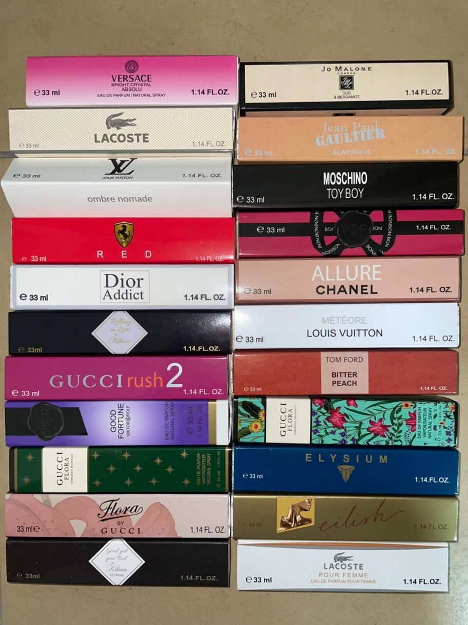 Perfumy 33 ml Duży Asortyment