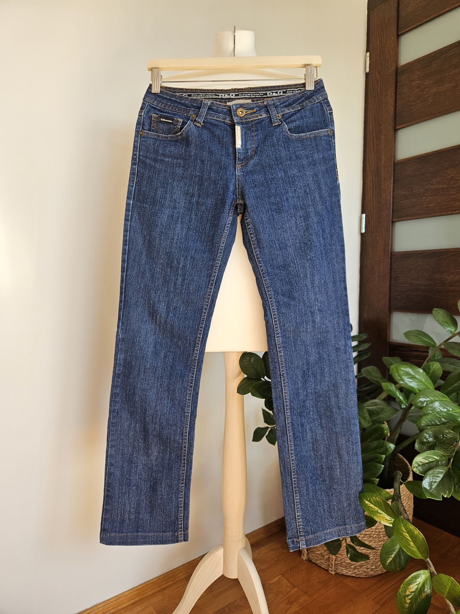 Oldschoolowe jeansy D&G rozmiar S,  vintage, retro look