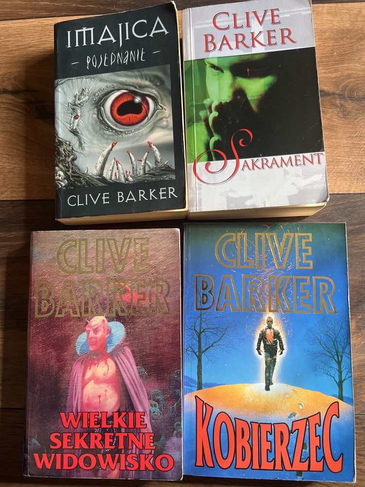 Clive Barker zestaw ksiazek