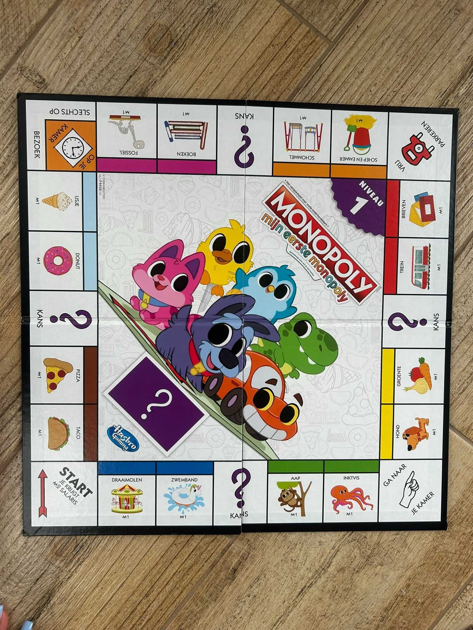 Moje pierwsze MONOPOLY JUNIOR gra planszowa rodzinna j. holenderski