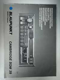Manual Auto Radio Blaupunkt Cambridge SQM 39