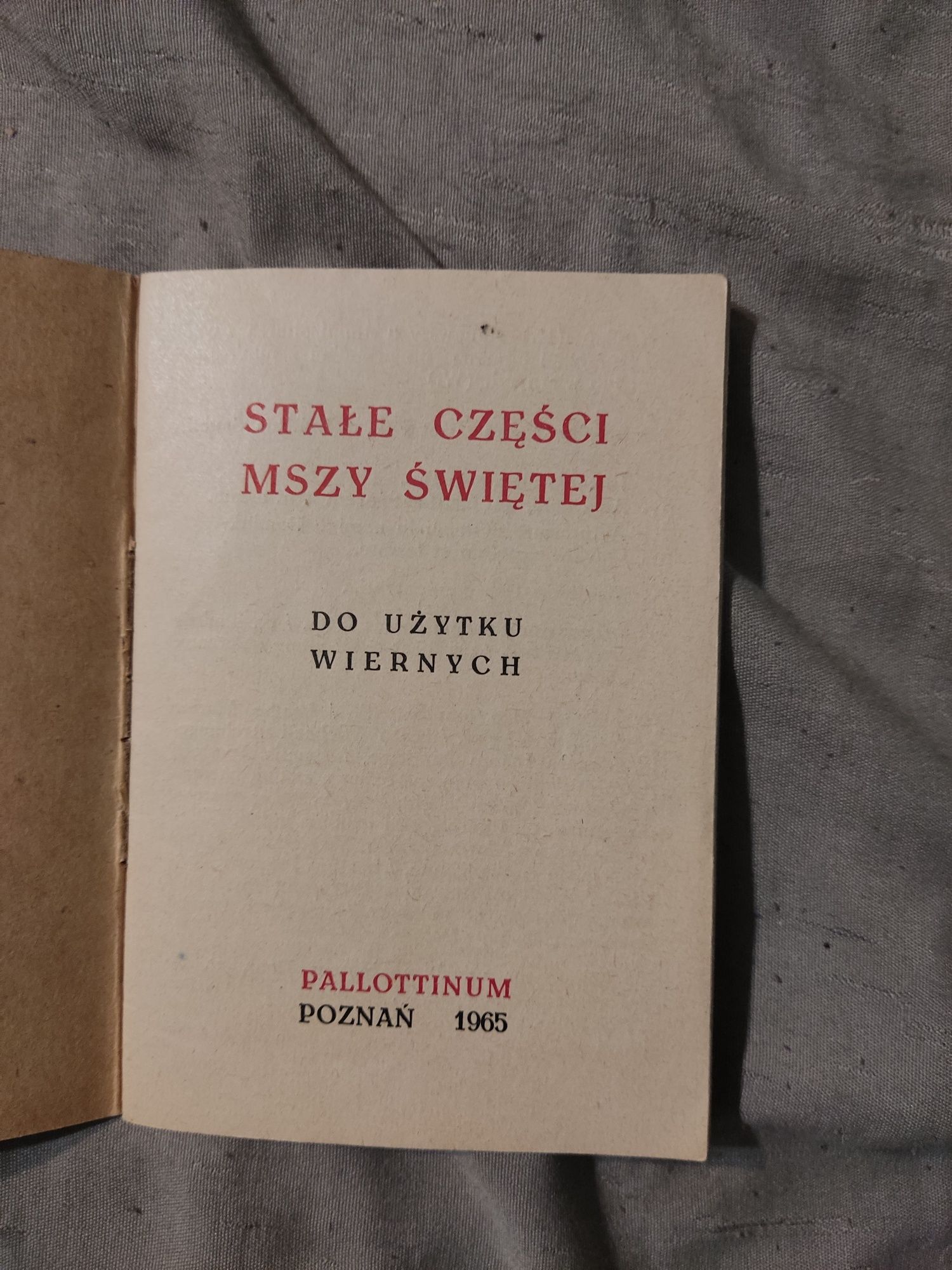 Stale Części Mszy Świętej