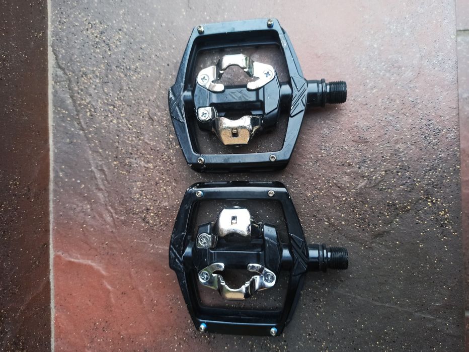 Pedały platformowe SPD XLC  SPD PD-S24 jednostronne  MTB Enduro  Dh