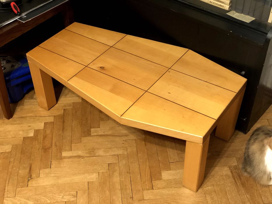Журнальний столік шпон, бук, фанера