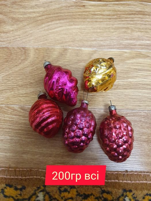 Новогодние ёлочные игрушки (ссср)