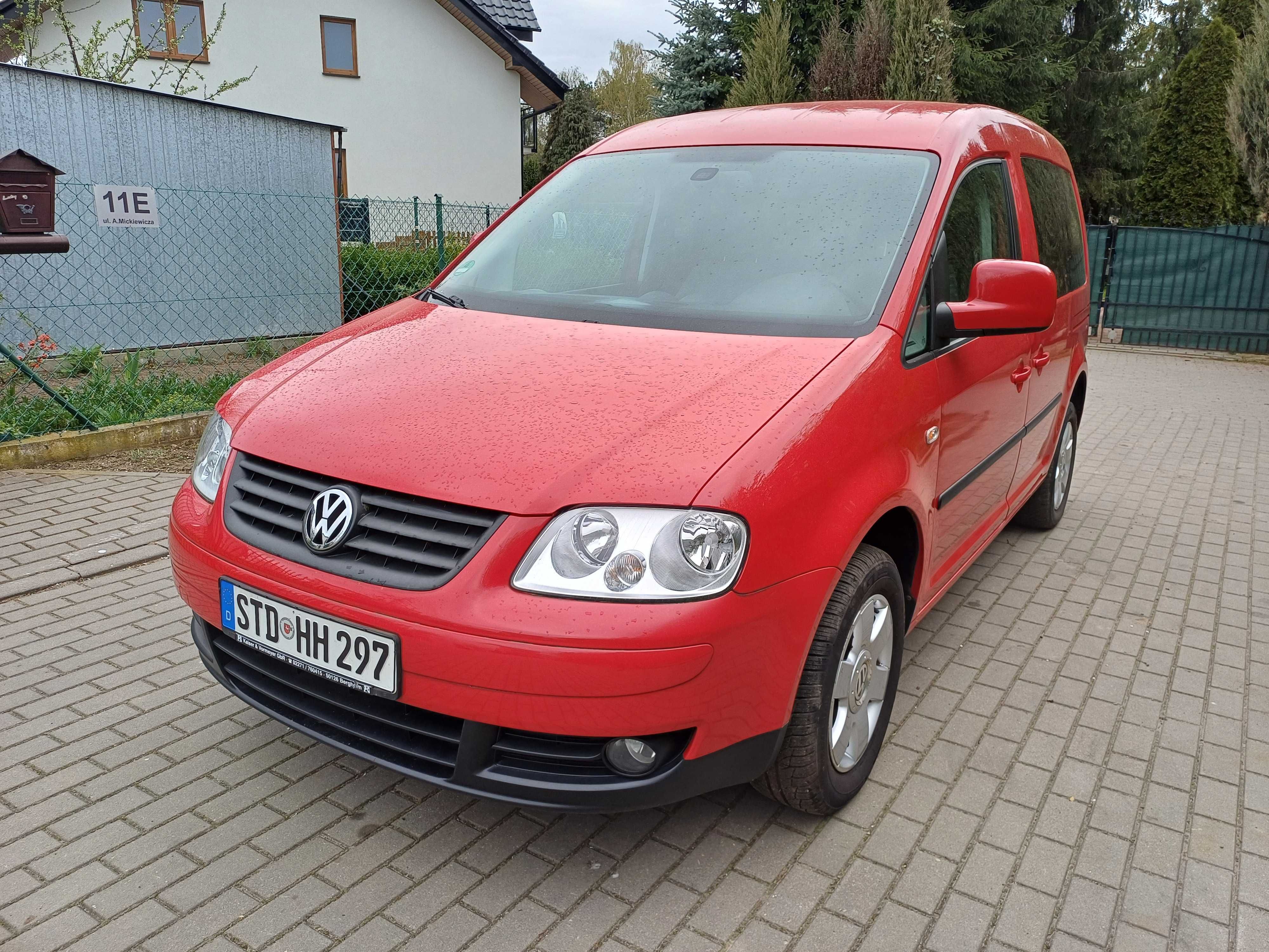 Vw Caddy Life 1,4Mpi, 2009r,z niemiec opłacony