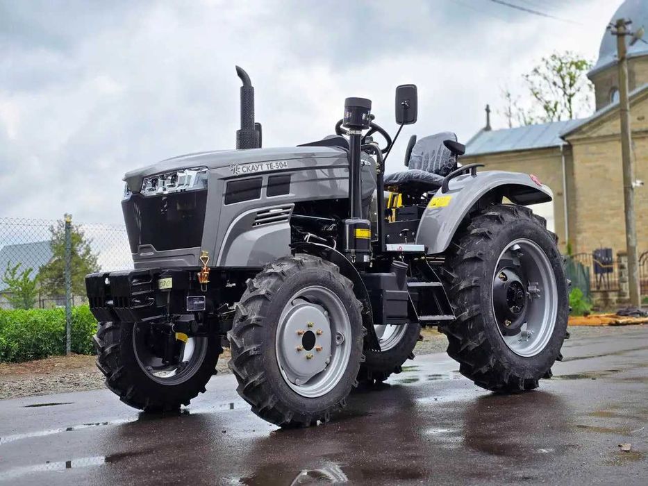 Мінітрактор Скаут ТЕ- 504: 50 к.с., Рівна Підлога + Шини Armour