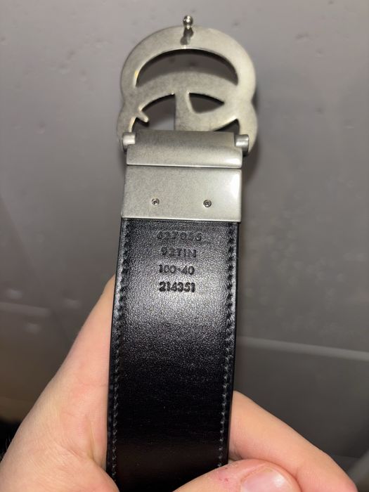 Pasek Gucci Marmont reversible rozmiar 100