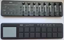 Korg nanokontrol2 + Korg nanopad2 - zestaw 2 kontrolerów MIDI