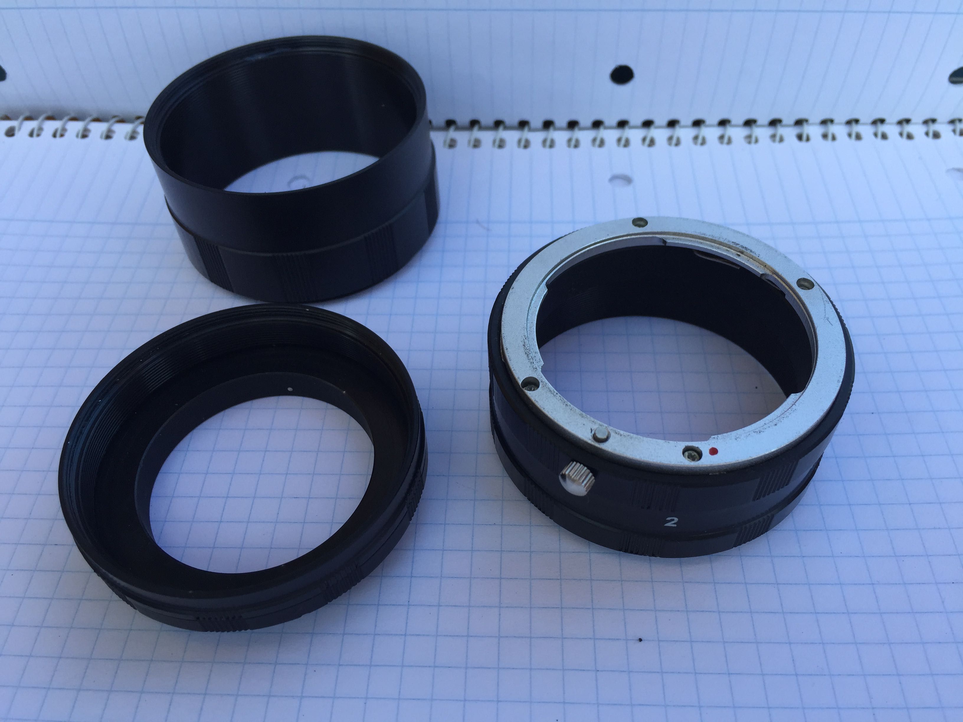 Tubo extensor para objectivas Nikon F mount