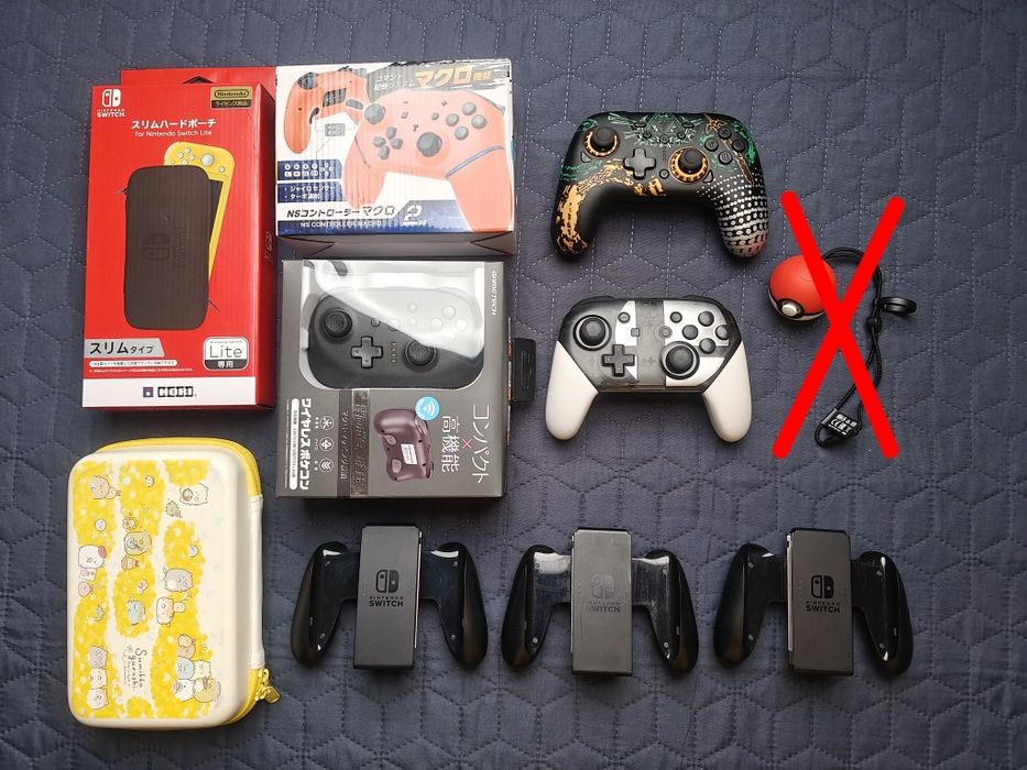Аксесуари для Nintendo Switch, геймпади, чохли